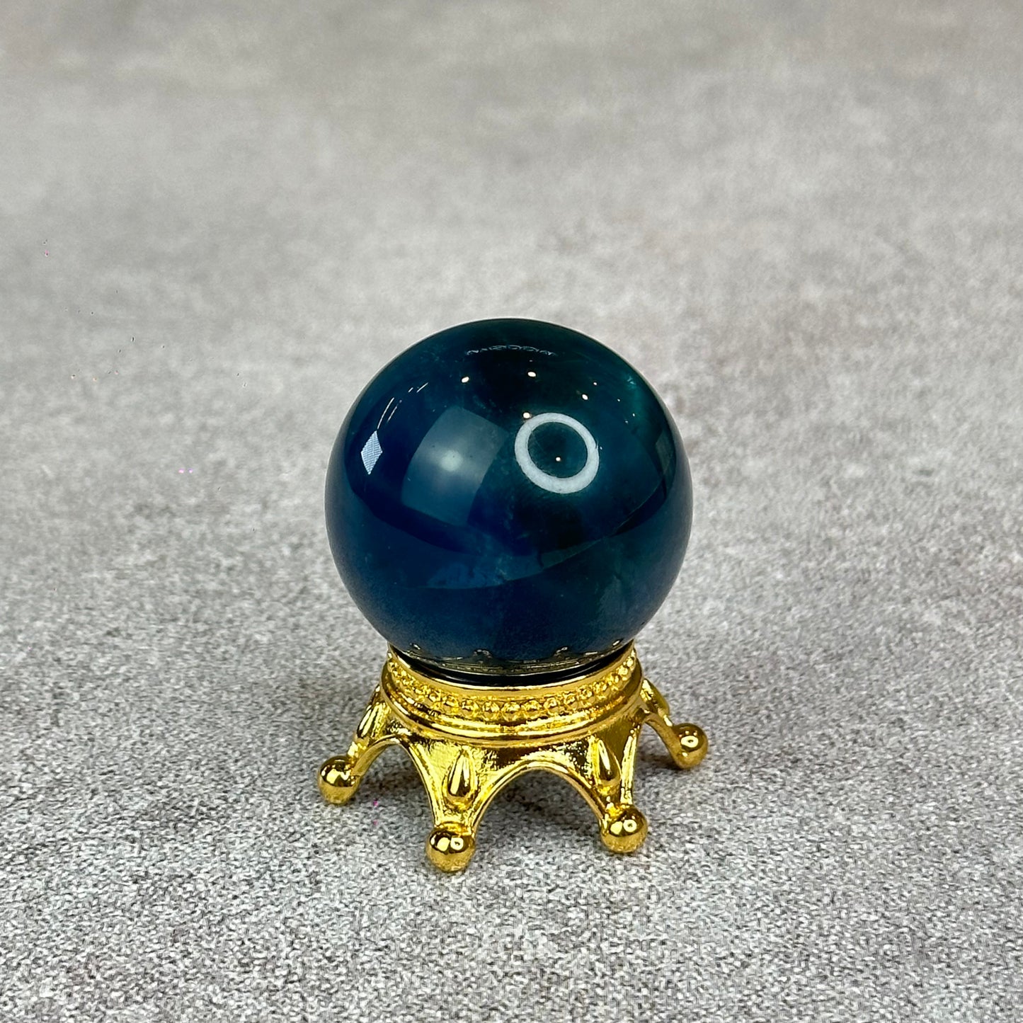 Natural Blue Fluorite Sphere