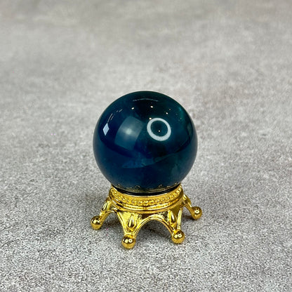 Natural Blue Fluorite Sphere