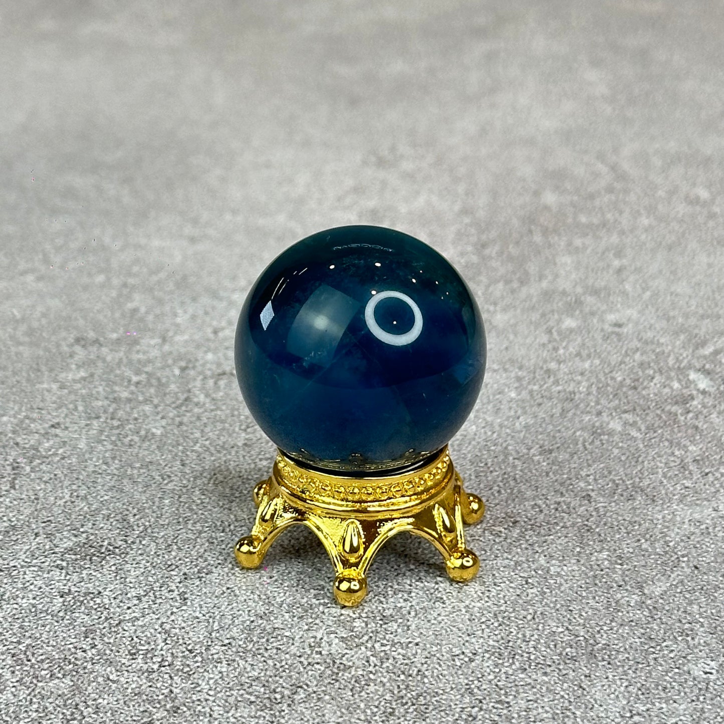 Natural Blue Fluorite Sphere