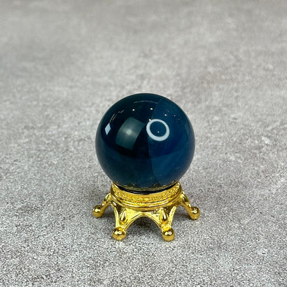 Natural Blue Fluorite Sphere