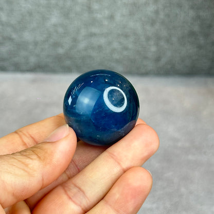 Natural Blue Fluorite Sphere