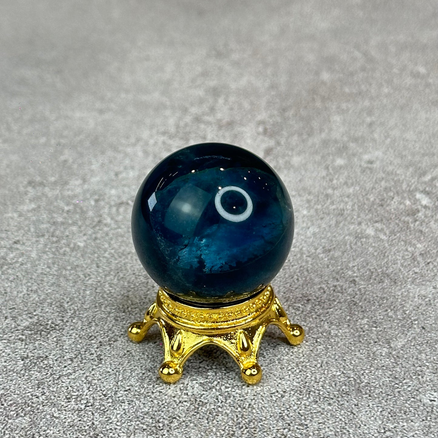 Natural Blue Fluorite Sphere