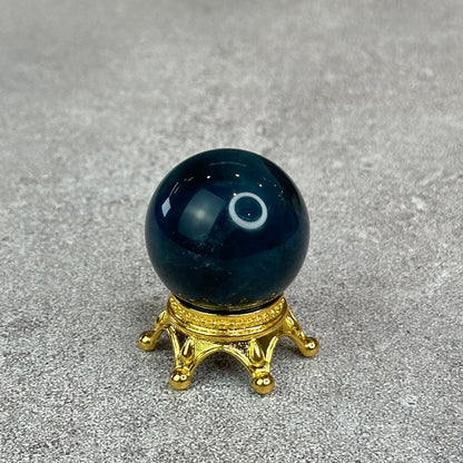Natural Blue Fluorite Sphere