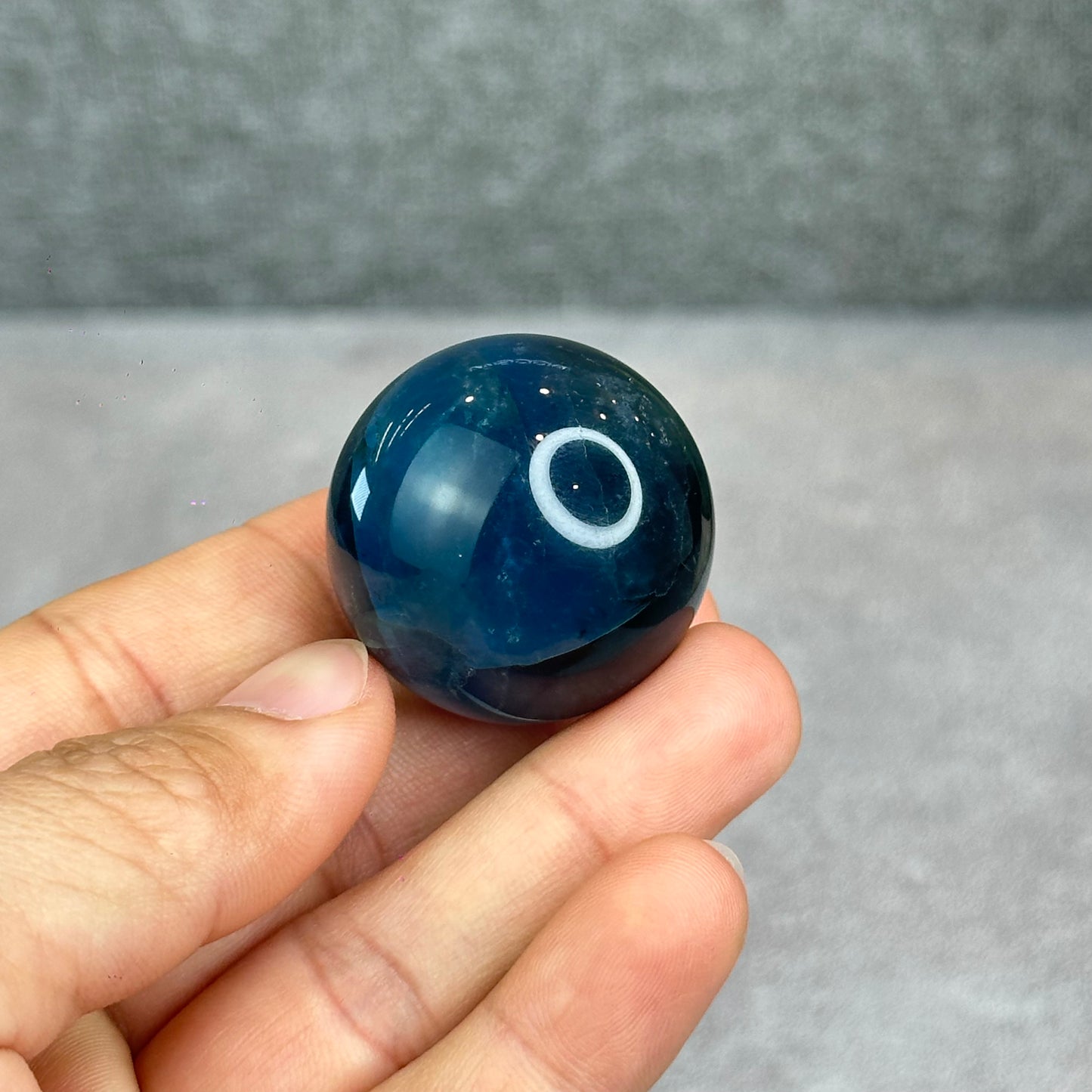Natural Blue Fluorite Sphere