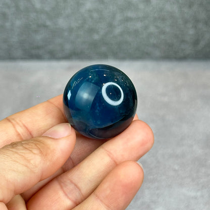 Natural Blue Fluorite Sphere