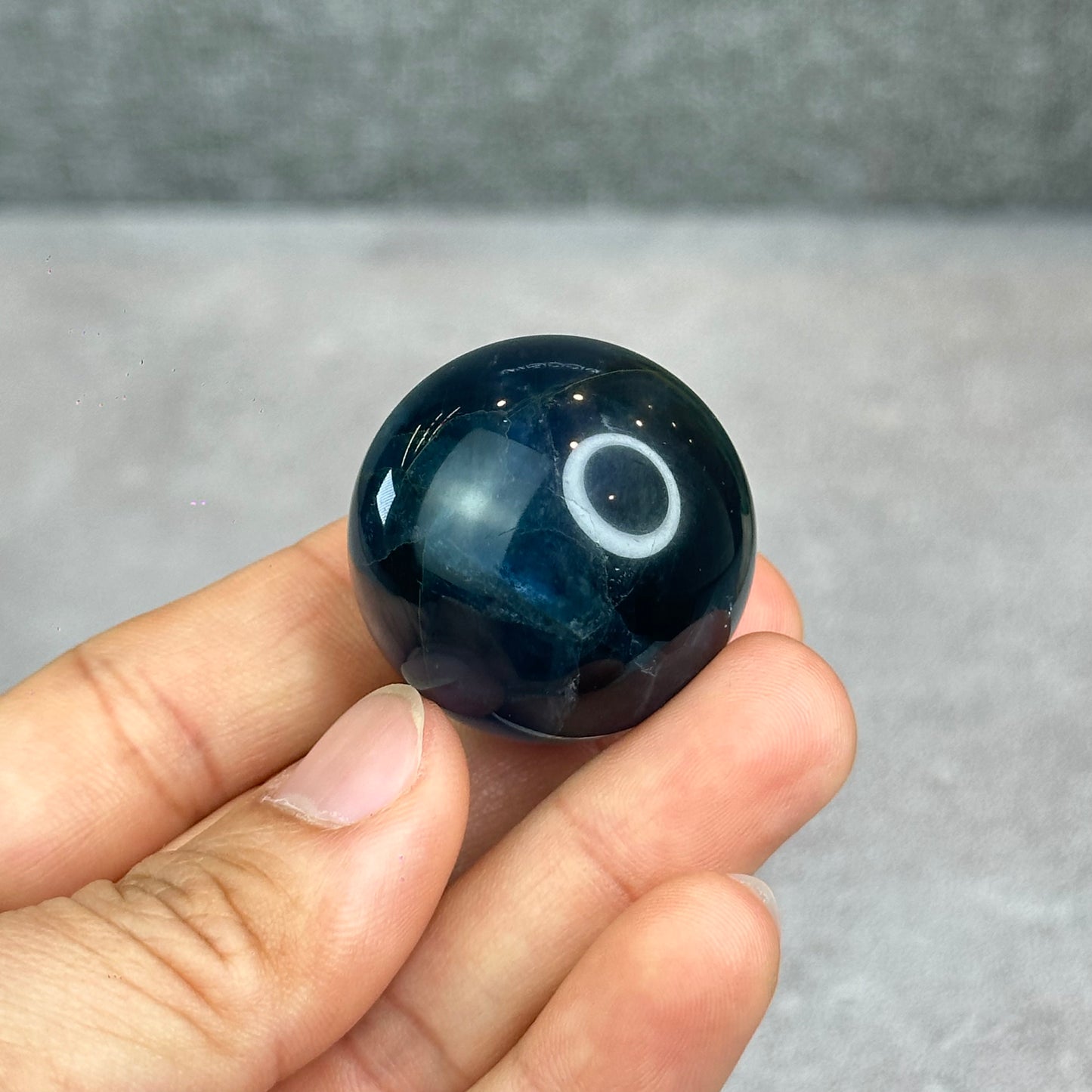 Natural Blue Fluorite Sphere