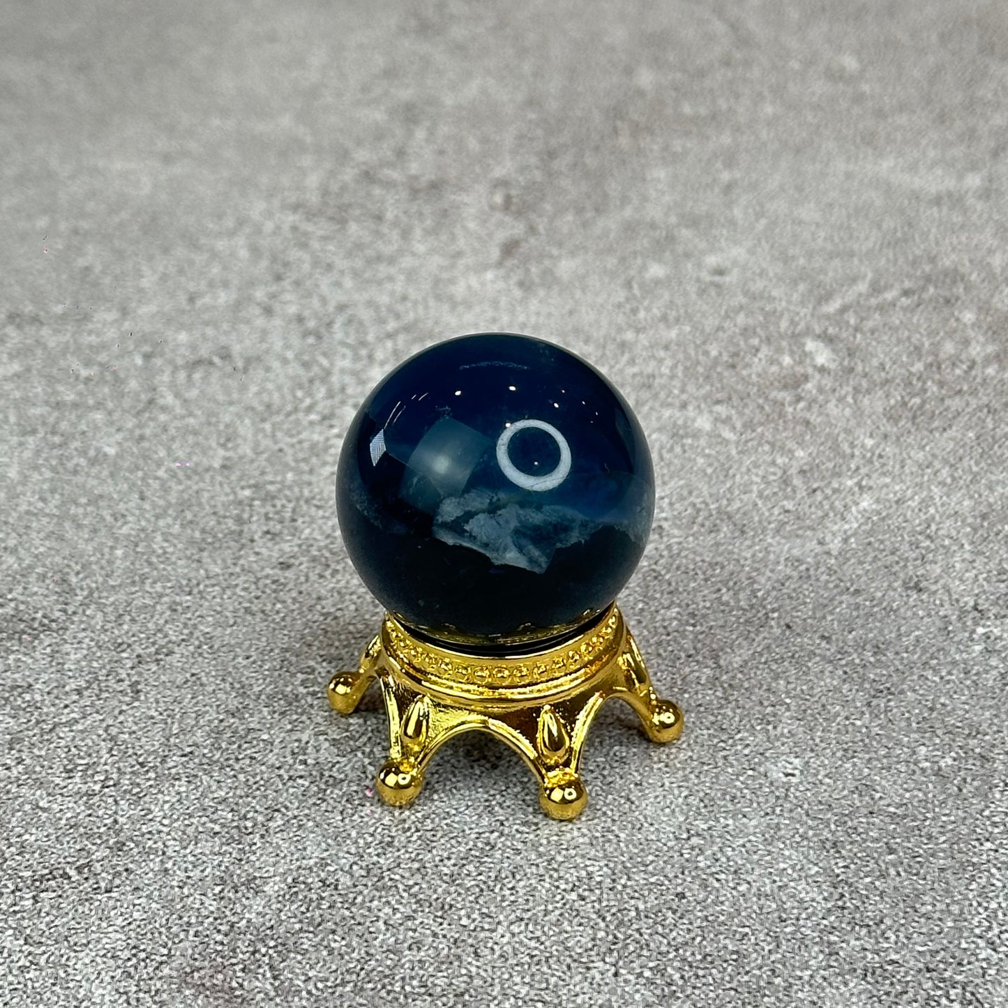 Natural Blue Fluorite Sphere