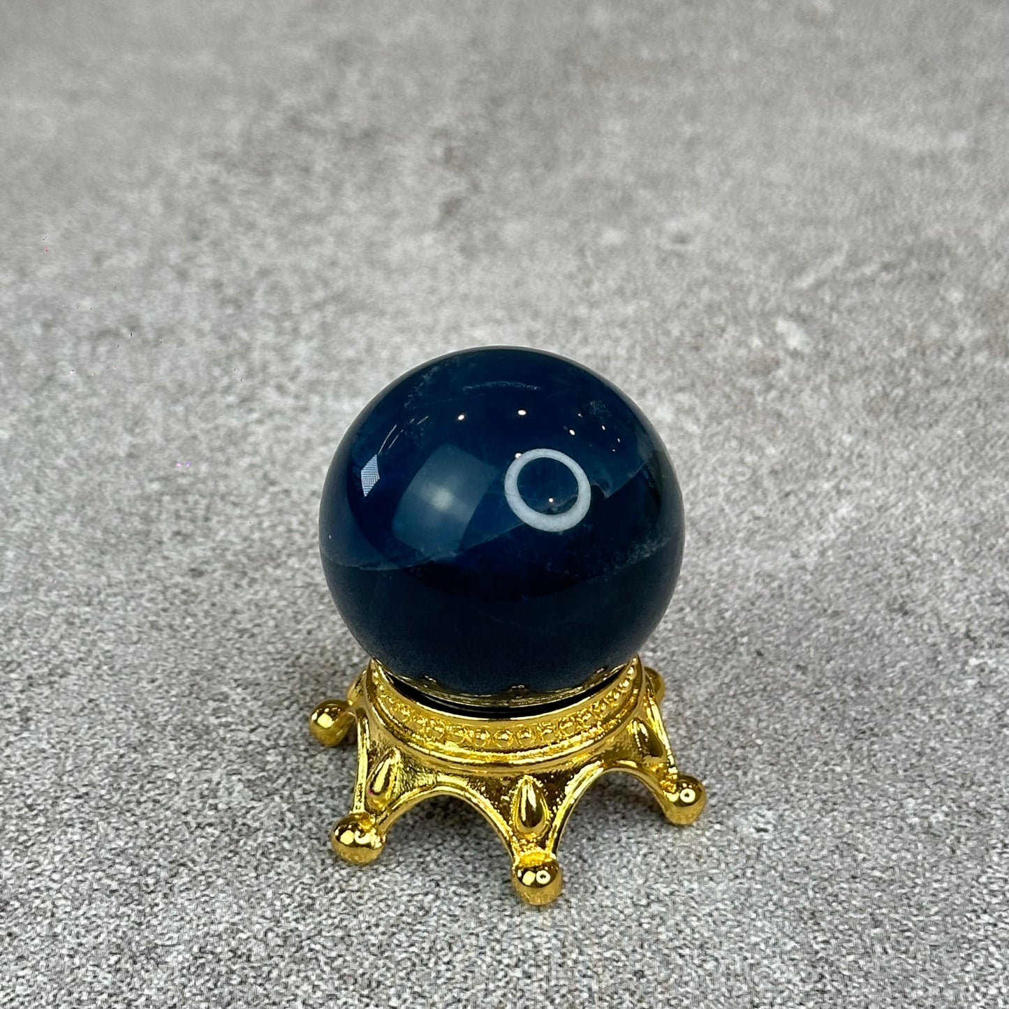 Natural Blue Fluorite Sphere