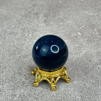 Natural Blue Fluorite Sphere