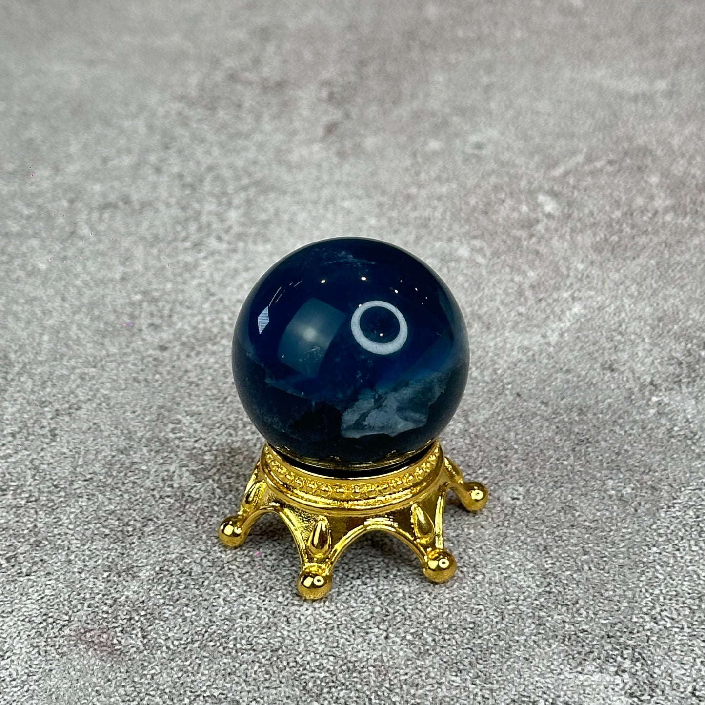 Natural Blue Fluorite Sphere
