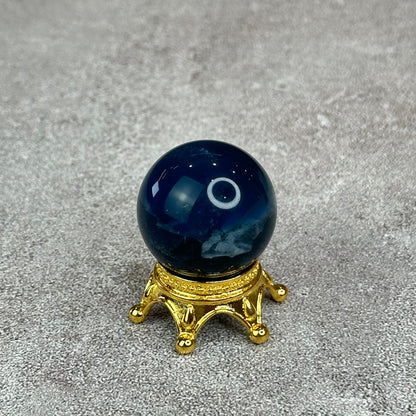 Natural Blue Fluorite Sphere