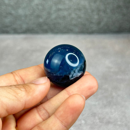 Natural Blue Fluorite Sphere