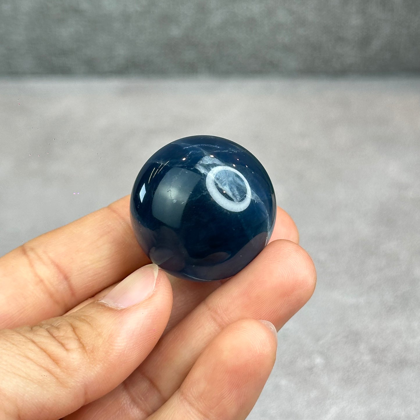 Natural Blue Fluorite Sphere