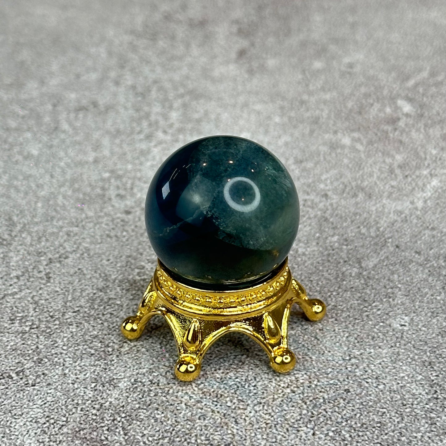 Natural Blue Fluorite Sphere