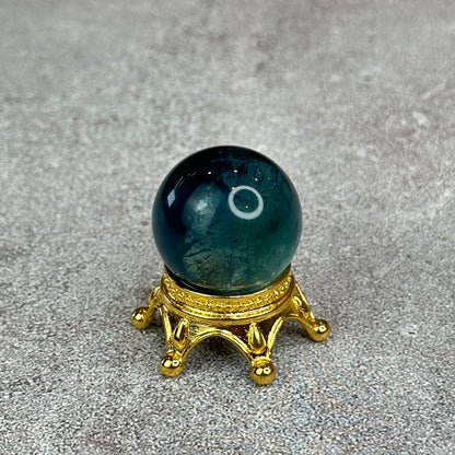 Natural Blue Fluorite Sphere
