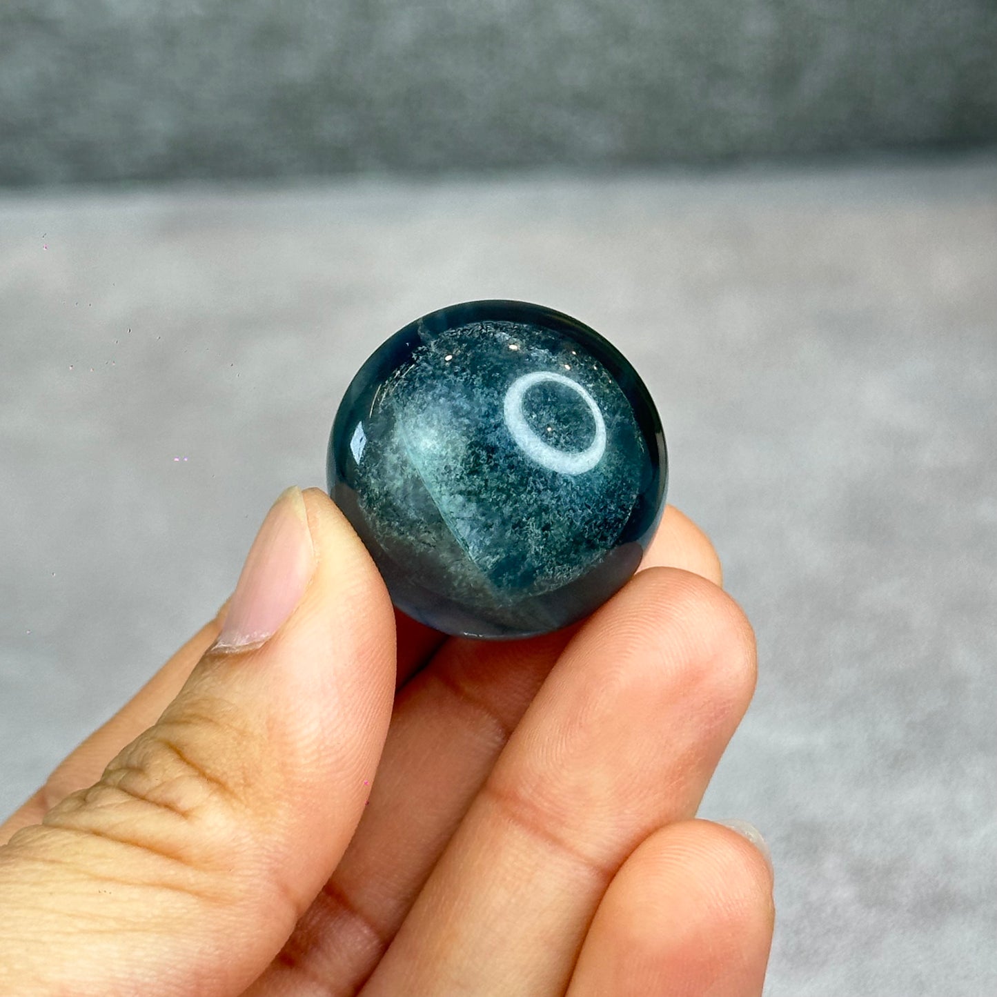 Natural Blue Fluorite Sphere