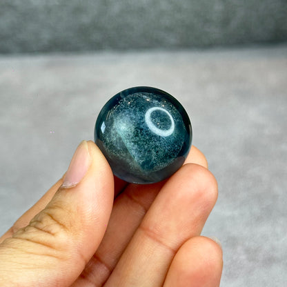 Natural Blue Fluorite Sphere