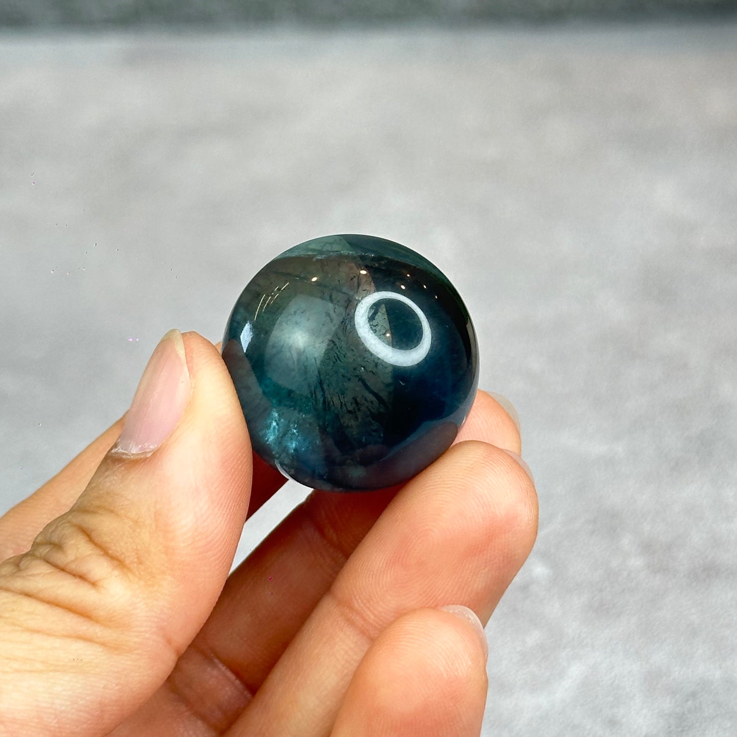 Natural Blue Fluorite Sphere