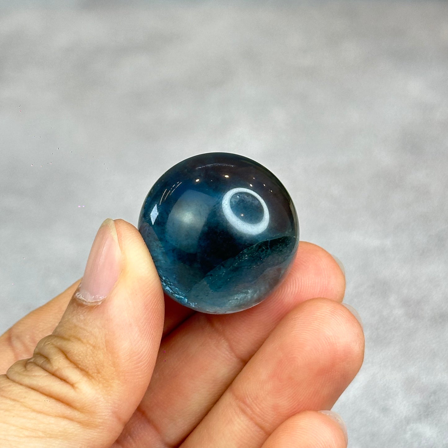 Natural Blue Fluorite Sphere