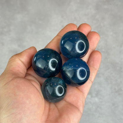 Natural Blue Fluorite Sphere