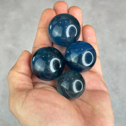 Natural Blue Fluorite Sphere