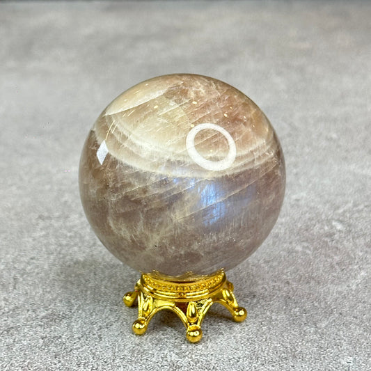 Natural Brown Moonstone Sphere