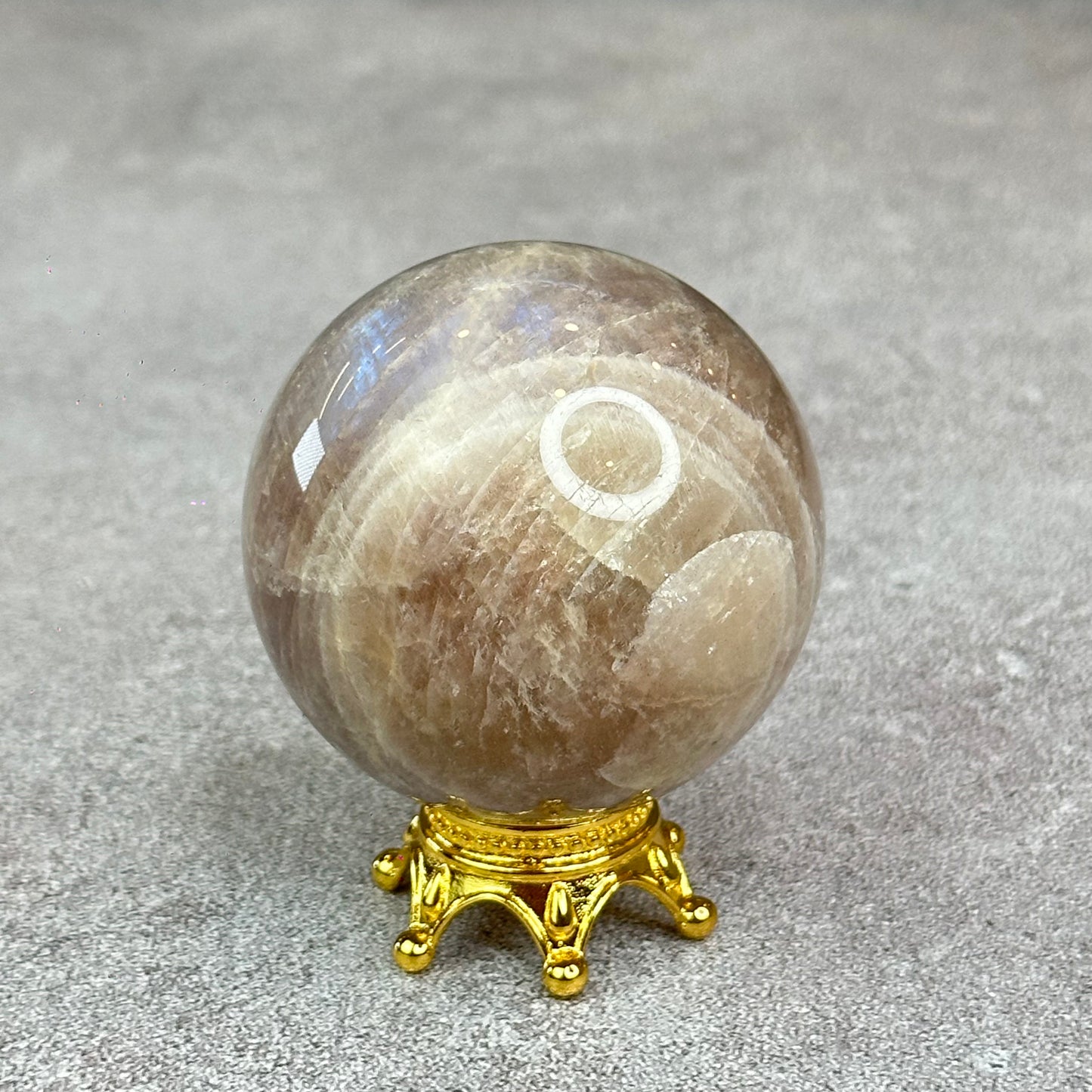 Natural Brown Moonstone Sphere