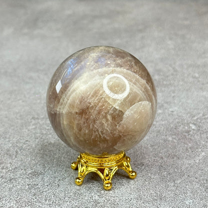 Natural Brown Moonstone Sphere