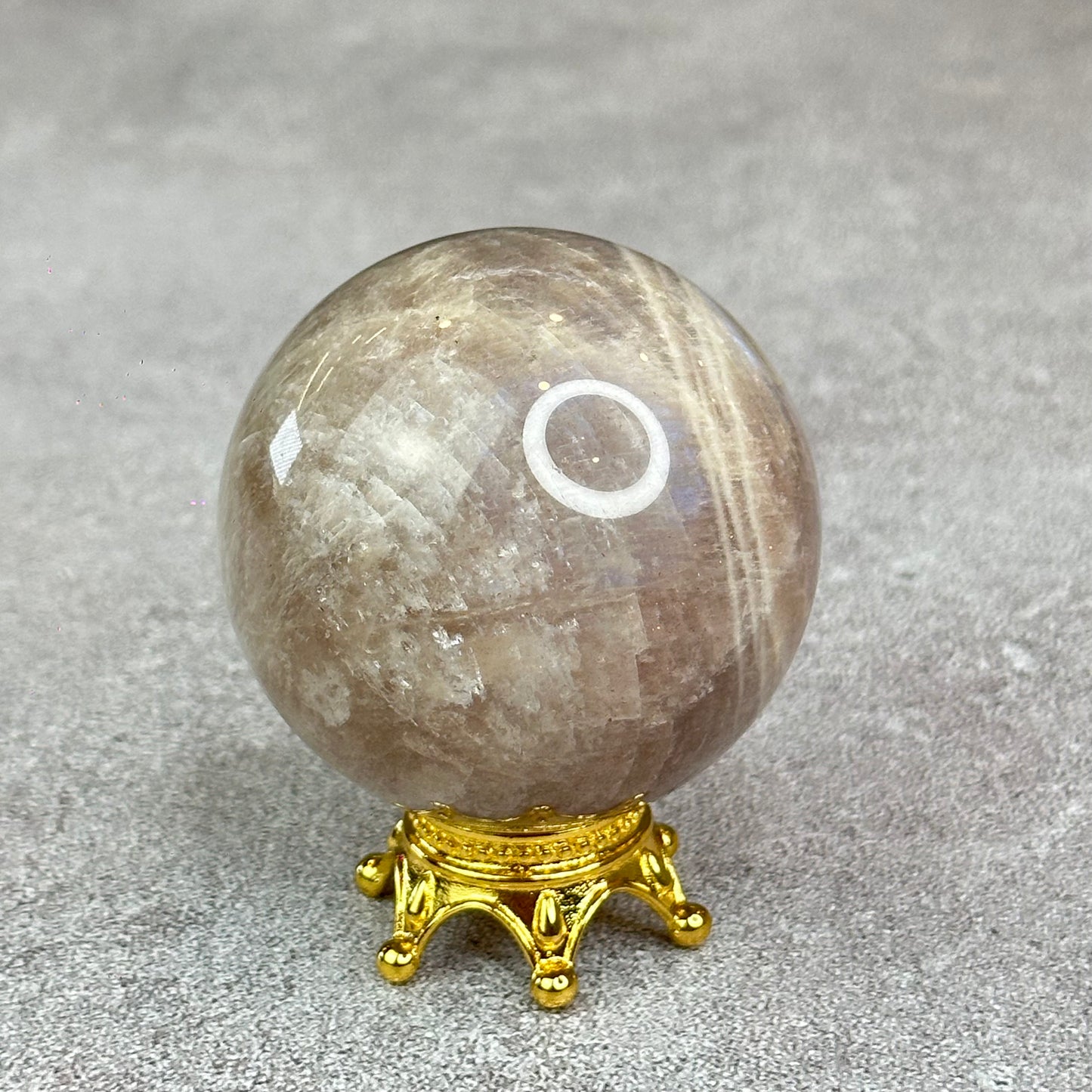 Natural Brown Moonstone Sphere