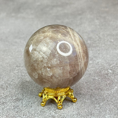 Natural Brown Moonstone Sphere