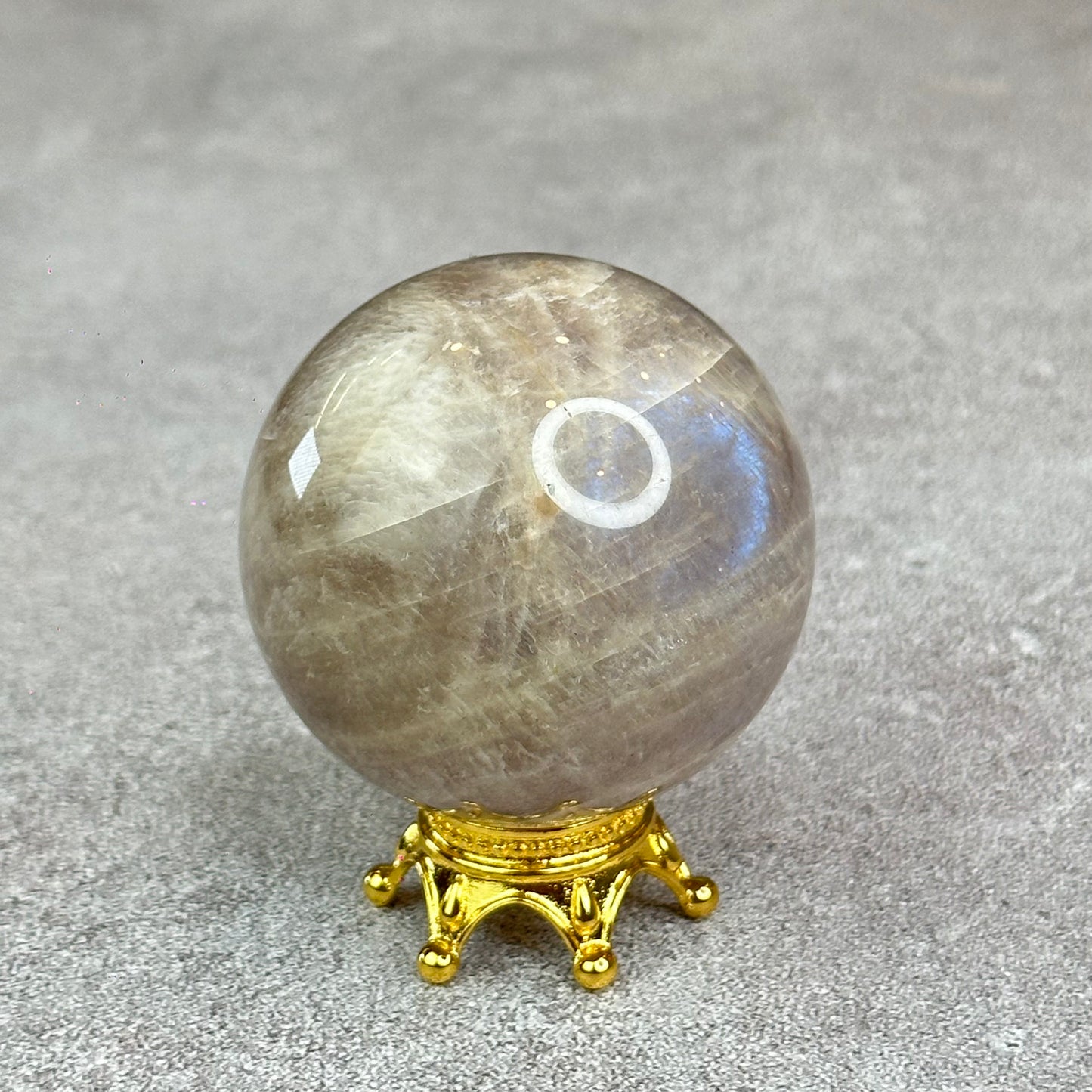 Natural Brown Moonstone Sphere