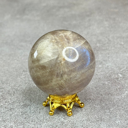 Natural Brown Moonstone Sphere