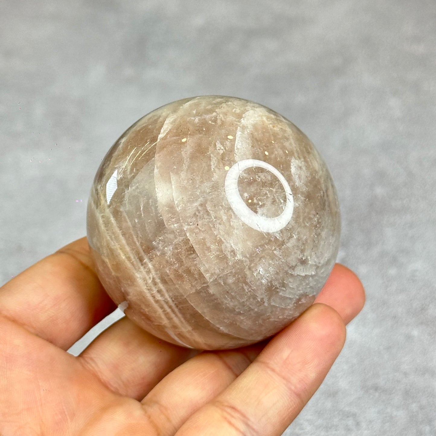 Natural Brown Moonstone Sphere