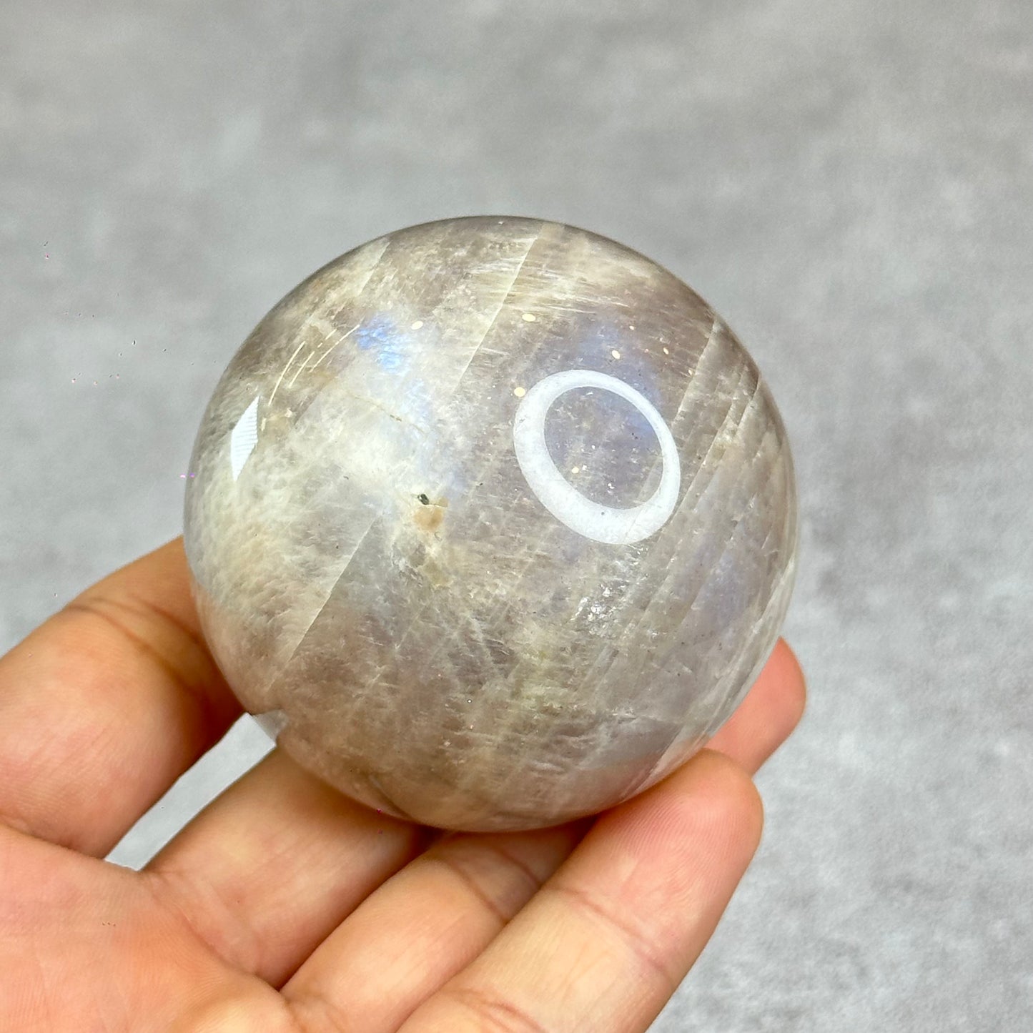 Natural Brown Moonstone Sphere