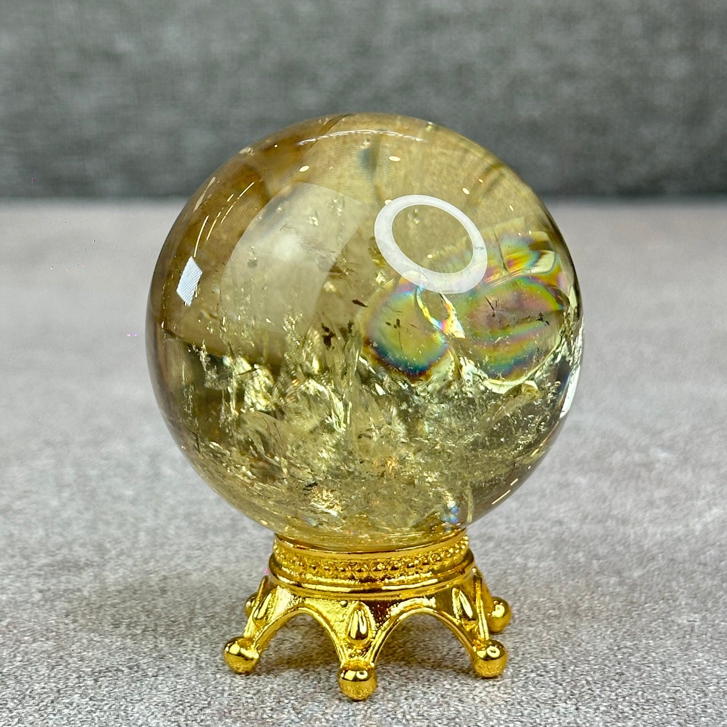 Natural Citrine Sphere