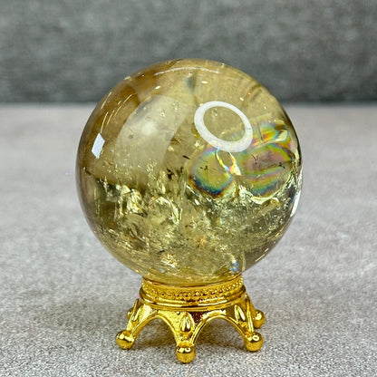 Natural Citrine Sphere