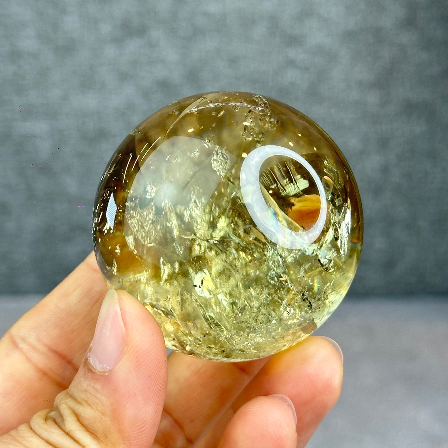 Natural Citrine Sphere