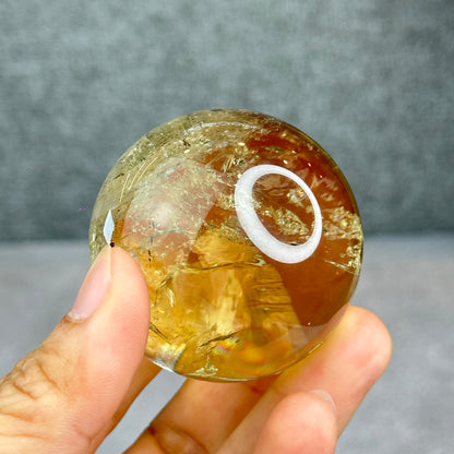 Natural Citrine Sphere