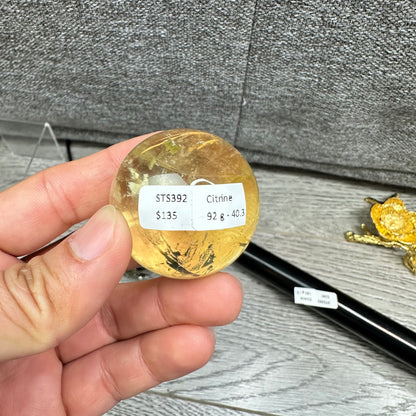 Natural Citrine Sphere