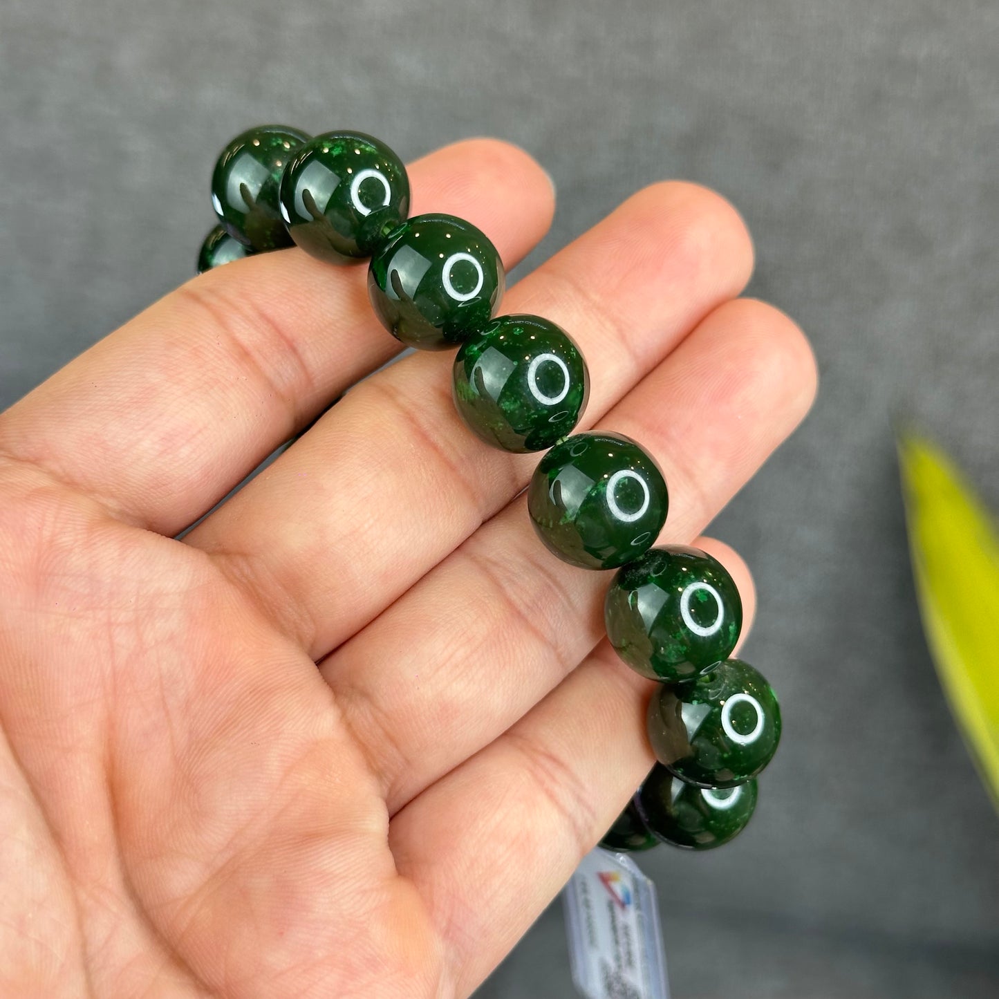 Natural Nephrite Jade High Quality Bracelet Size 14 mm VIP