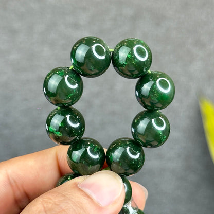 Natural Nephrite Jade High Quality Bracelet Size 14 mm VIP