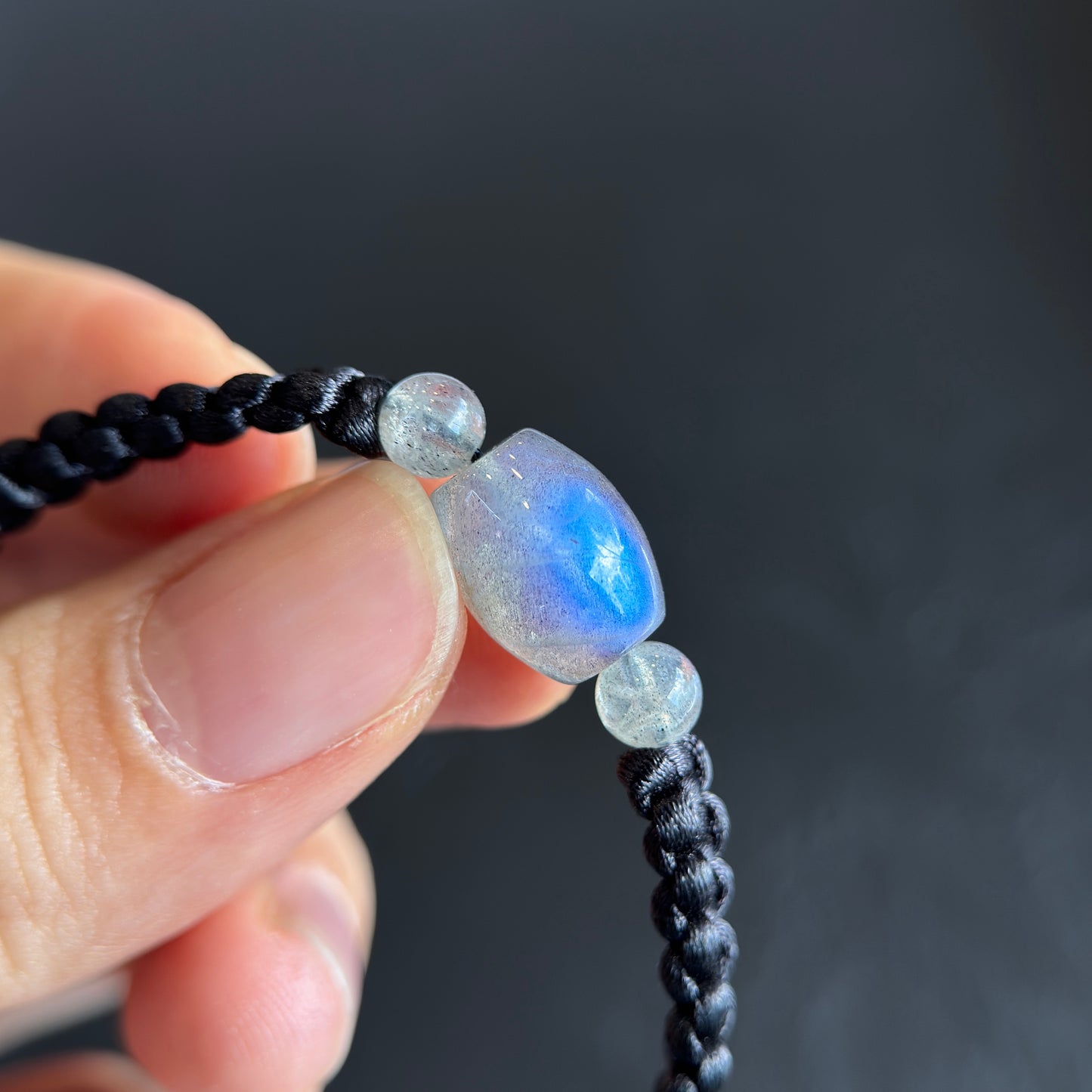 Lu Thong Labradorite Braided Bracelet