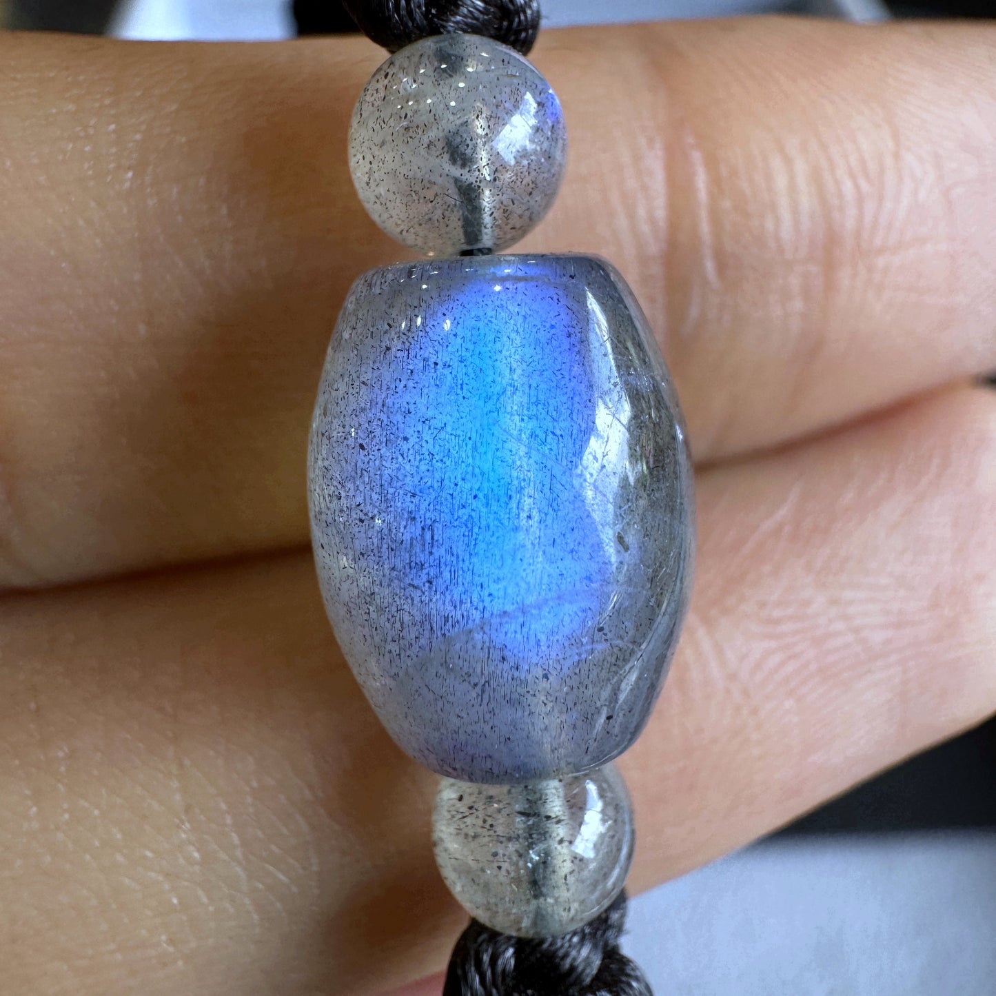 Lu Thong Labradorite Braided Bracelet