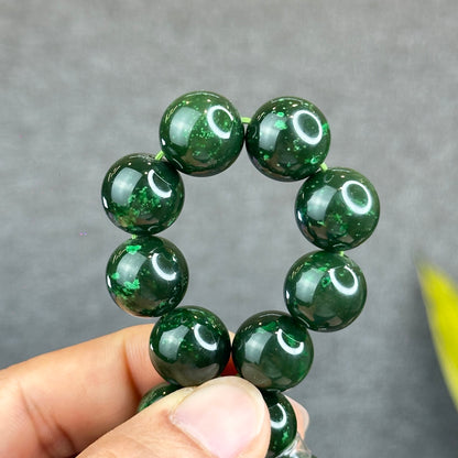 Natural Nephrite Jade High Quality Bracelet Size 14 mm VIP