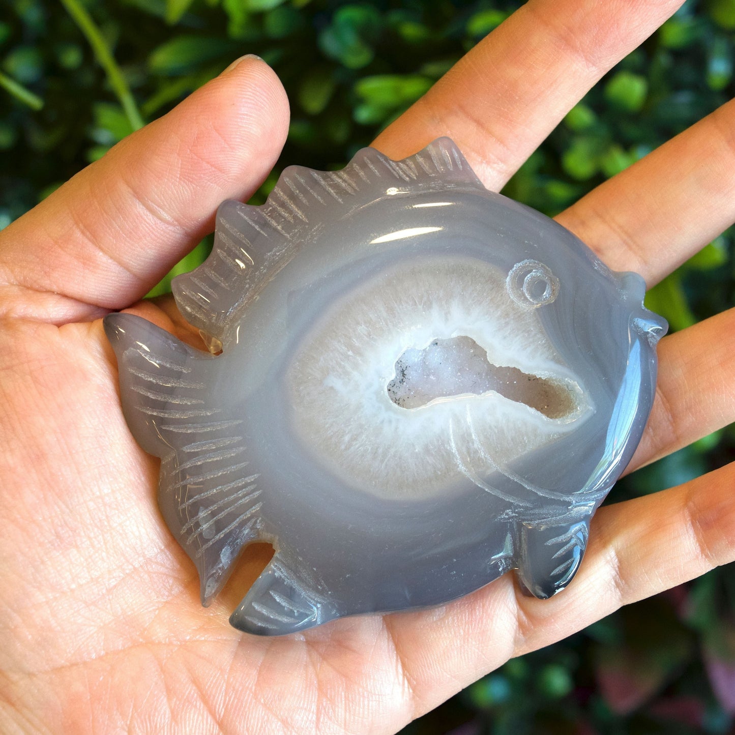 Agate Fish Figurine