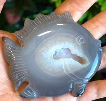 Agate Fish Figurine