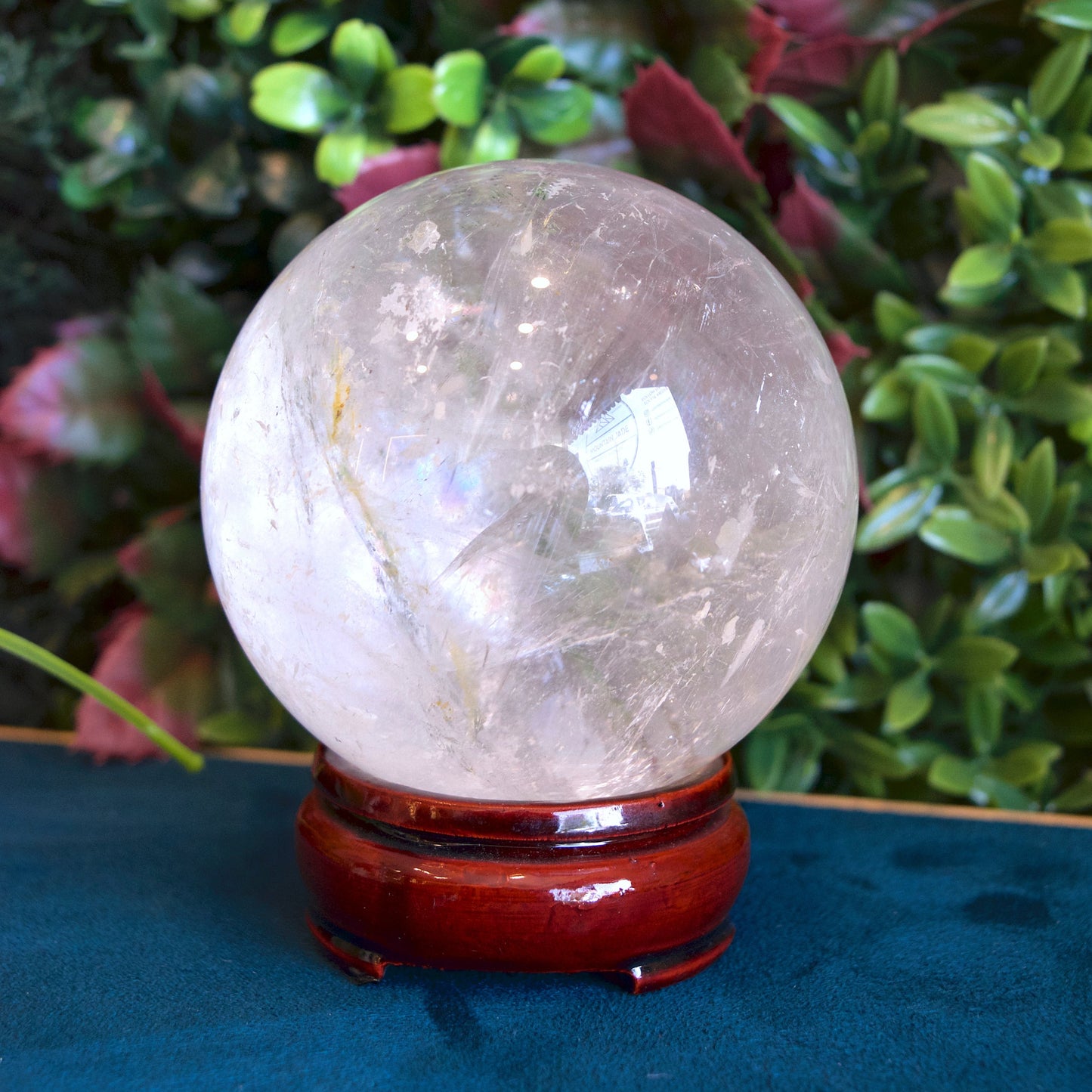 Sphère de quartz clair