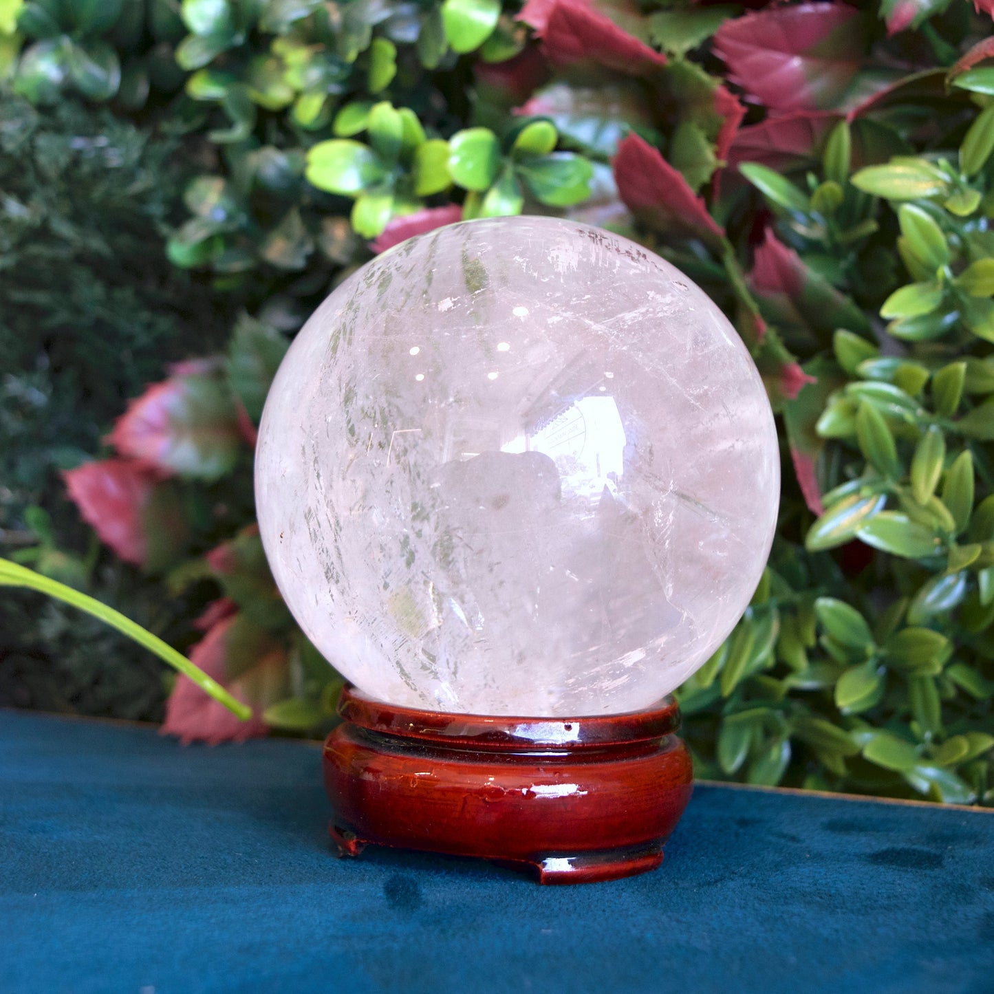 Sphère de quartz clair