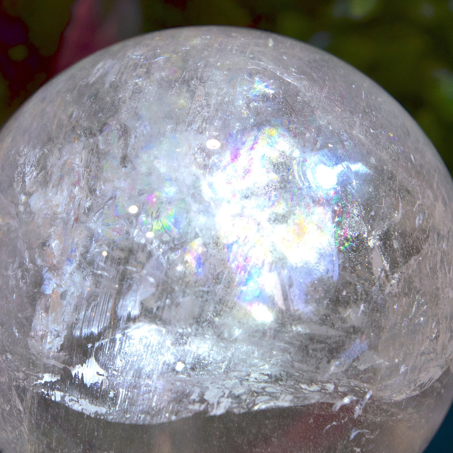 Sphère de quartz clair