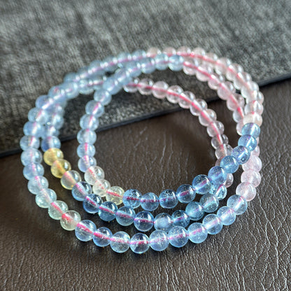 Beryl Triple Wrap Bracelet Size 4.5-5 mm